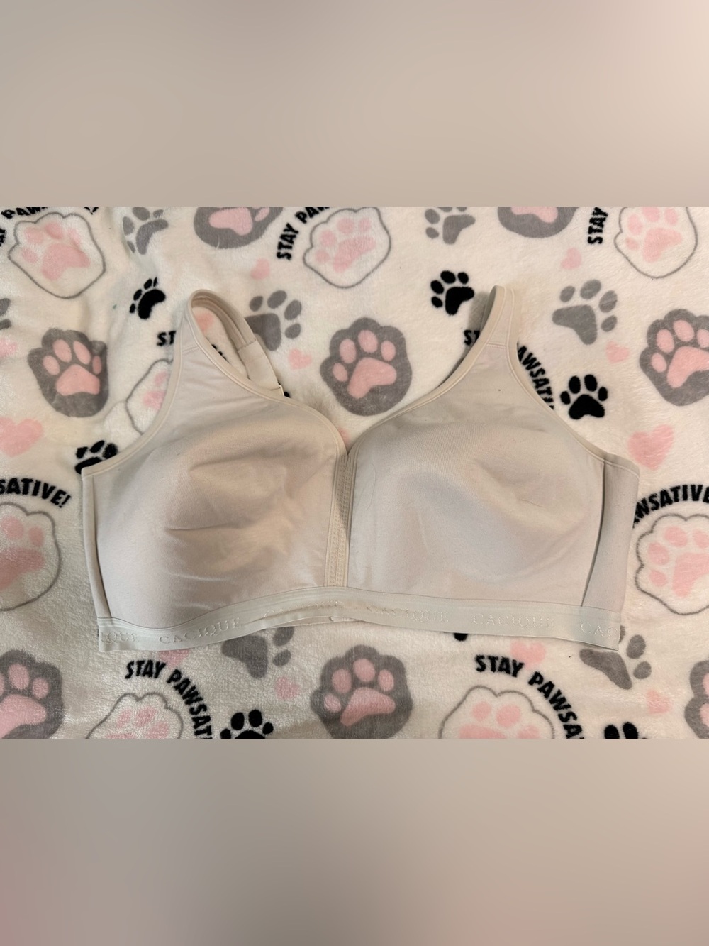 Cacique Light Nude Wireless Comfort Bra - 46F